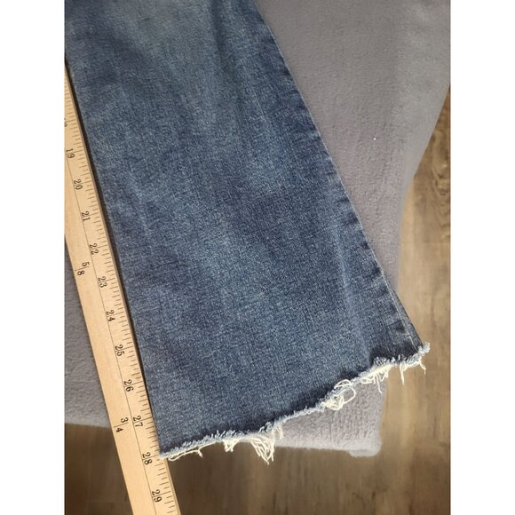 TILT VTG 90s Denim Jeans Juniors SZ 9 Cut Off Raw Hem Altered Grunge *READ - Picture 9 of 12